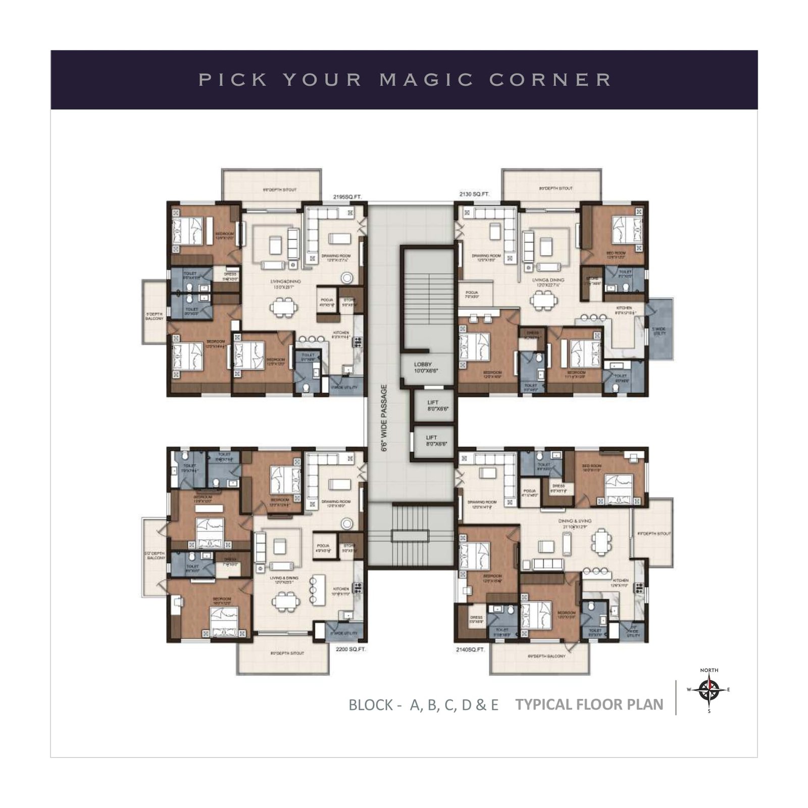 Om Sree Brilliance Floor Layout